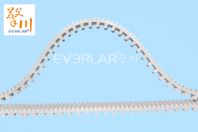 PU同步帶加白膠開(kāi)槽